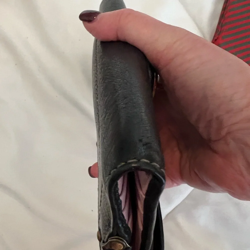 Coach Black Leather Wallet with Gold Accents - Picture 2 of 11